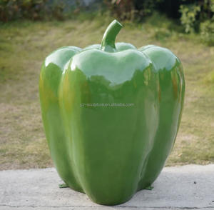 Fiesta de vacaciones decoración resina fibra de vidrio Halloween calabaza escultura estatua - Product Image 5