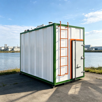 Équipement de traitement des eaux usées industrielles intégré en conteneur MBR, station de traitement à membrane à pression externe