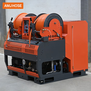 Nettoyeur de canalisations à jet d'eau Amjet 300bar30lpm, 300bar30lpm, réservoir d'eau de 500L, moteur à <span class=keywords><strong>essence</strong></span>, désincrustant de tuyaux 2-8 pouces pour plombiers - Product Image 3