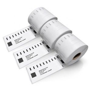 Free Sample Dymo 4xl Printing Labels <b>Pvc</b> Vinyl Sticker Plain Thermal Labels Compatible With Dymo 450 - Product Image 3