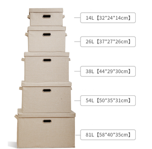 Chất Lượng Cao Hình Chữ Nhật Vải Lưu Trữ Box Với Nắp Bền Vững Quần Áo Văn Phòng Tổ Chức Bin Cho Khách Sạn Tủ Quần Áo Kệ Tủ - Product Image 6