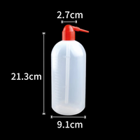 Échantillon Gratuit – Bouteille Compressible en Plastique 150/250/500ml, Bouteille de Lavage Sécurisée, Flacon de Distribution Pratique avec Étiquettes Graduées, Outils d'Arrosage
