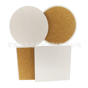 Sous-verres en céramique avec support en liège, absorbants l'eau, antidérapants, isolants thermiquement, pour la dégustation du thé, été 2021 - Product Image 5