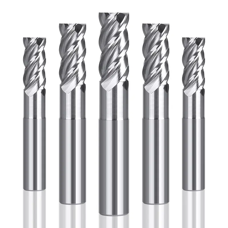 HUHAO AX38 High Precision CNC 6-20mm carbide cutting 4 Flute End Mill for steel H04232401