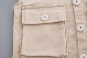 เสื้อกั๊กเด็กผู้ชายสไตล์สปอร์ตผ้าฝ้ายแท้สำหรับฤดูใบไม้ผลิและฤดูใบไม้ร่วง ชุดสูทเด็กผู้ชายแบบเป็นทางการ - Product Image 4