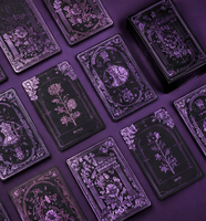 Jeu de cartes de tarot Oracle personnalisable KingCards, emballage personnalisé, finition vernie/brillante/mate, coins arrondis, promotionnel