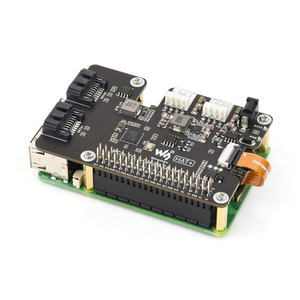 रास्पबेरी पी 5 के लिए pci से 2-च साटा एडाप्टर, दोहरे नेतृत्व वाले संकेतकों और ईप्राम हैट पर साटा हार्ड ड्राइव प्रोटोकॉल का समर्थन करता है। - Product Image 5