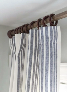 Anillas <span class=keywords><strong>de</strong></span> madera vintage lisas y económicas para cortinas pesadas, estilo bohemio, para colgar cortinas. - Product Image 6