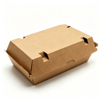 SenAng Vente en gros de boîtes à hamburgers personnalisées imprimées en papier kraft, emballage alimentaire à emporter, boîte à lunch