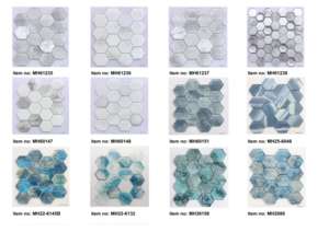 אריחי זכוכית מקצועיים בכמות גדולה, אריחי פסיפס דקורטיביים מסוג Mosaiko Artipisyal Na Bato לקיר - Product Image 2