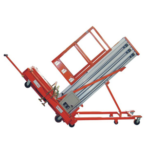 Plataforma Elevadora Eléctrica GTWY de Aluminio con un Solo Mástil, Plataforma de Trabajo Aérea, Elevador de Personal - Product Image 5