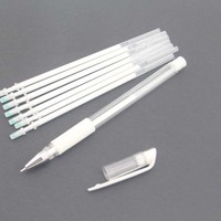 Stylo gel blanc raisin en caoutchouc souple