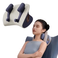 Masseur de cou et d'épaules cervical et trapèze, oreiller de massage par pétrissage, infrarouge thérapeutique temporisé, mécanique, pour l'épaule (modèle international)