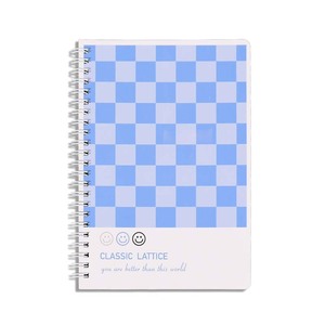 Taccuino <span class=keywords><strong>a</strong></span> <span class=keywords><strong>spirale</strong></span> con coperchio <span class=keywords><strong>a</strong></span> scacchi per ufficio estetico minimalista per uso quotidiano - Product Image 6