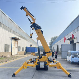 رافعة صغيرة مجنزرة عنكبوت صغيرة للخدمة الشاقة ساق تلسكوبية هيدروليكية - Product Image 6