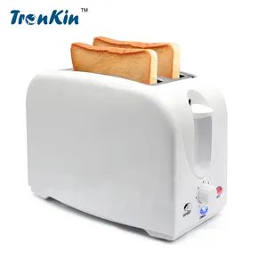 Toaster de pão de aço inoxidável, fácil de operar, para casa, 2 fatias, utensílios de café da manhã