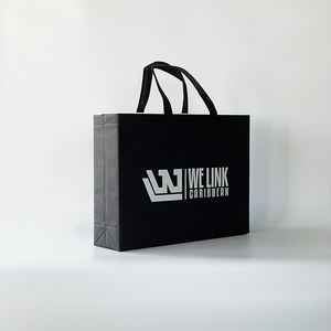 MY üretim şirketi moda <span class=keywords><strong>Logo</strong></span> baskılı lamine PP olmayan dokuma alışveriş çantası eko dostu promosyon olmayan dokuma çanta - Product Image 2