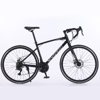 Vélo de montagne à frein à disque, cadre en acier carbone, style tendance, énergie verte, 21 vitesses