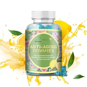 Best Face anti aging perawatan kulit Gummies Collagen Vitamin C E suplemen anti Penuaan produk dengan kolagen Gummies