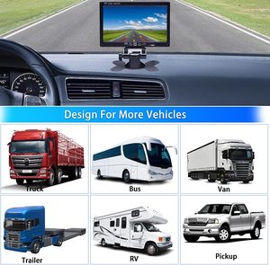 Camera Dự Phòng Với Hệ Thống Màn Hình 7 Inch Hỗ Trợ Hai Đầu Vào Video Với Camera Quan Sát Phía Sau Bộ Màn Hình Xe Hơi Kết Nối Hàng Không 4 Chân - Product Image 6