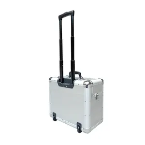 Vendita calda telaio in alluminio maschio per donna nuova valigia di imbarco per scatola da viaggio con password silenziosa universale resistente all'usura