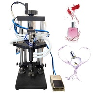Machine de remplissage manuelle pneumatique à tête unique pour sauce soja et eau pure, facile à utiliser, petite machine de remplissage pneumatique pour bouteilles de parfum