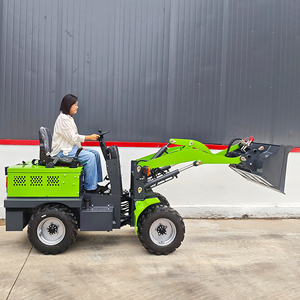 รถตักดินไฟฟ้าขนาดเล็ก500กก. แบบล้อไฮดรอลิกเต็มรูปแบบใช้งานได้ - Product Image 2