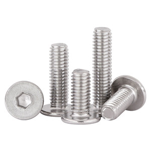 Vis antivol <span class=keywords><strong>Torx</strong></span> à tête plate en acier inoxydable A2 CM, M1.6 M2 M2.5 M3 M4 M5 X 20mm, vis électronique à tête plate SUS304 - Product Image 2