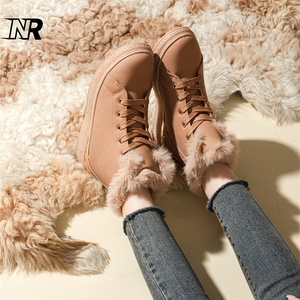 Chaussures de <span class=keywords><strong>randonnée</strong></span> d'hiver pour femmes, bottes de <span class=keywords><strong>neige</strong></span> à lacets classiques, chaussures d'extérieur pour femmes - Product Image 4