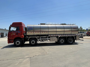 Camion-citerne à liquide isolé en alliage d'aluminium FAW Jiefang 8x4 25000 litres avec pompe 80 60 - Product Image 3