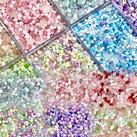 Perles de verre émaillées de styles variés pour la création de bracelets, colliers et sangles de téléphone DIY