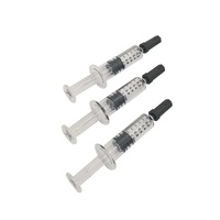 Seringue en verre Luer Lock de 1 ml, 2 ml, 3 ml, 5 ml avec piston coloré pour cire et distillat d'huile – Fabricant