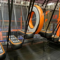 Pakour pour enfants et adultes Parcours d'obstacles intérieur Ninja Warrior Trampoline américain Équipement gonflable