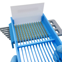 Meilleur prix : Moule pour embouts de pipette et support pour embouts, outils de rangement pour laboratoire, en plastique bleu résistant aux produits chimiques, marque ZZRHINO