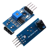 TCRT5000 Modul Sensor Jalur Penghalang Sakelar Fotolistrik IR Reflektif Inframerah Biru