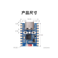 Carte de développement de module nano ESP32-C6-Zero SMD avec WiFi 6 double mode et mémoire flash intégrée de 4 Mo pour la 5G