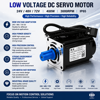 Moteur servo AC basse tension étanche à haute précision de positionnement et fonctionnement stable, efficacité IE3, cadre 60 mm, 48V/72V