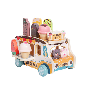 Mini Carrito <span class=keywords><strong>de</strong></span> Helados Móvil, <span class=keywords><strong>Juguetes</strong></span> <span class=keywords><strong>de</strong></span> <span class=keywords><strong>Madera</strong></span> <span class=keywords><strong>para</strong></span> Niños, <span class=keywords><strong>Juguetes</strong></span> <span class=keywords><strong>de</strong></span> Simulación Montessori con Helado <span class=keywords><strong>de</strong></span> Juguete y Dinero en Efectivo - Product Image 1