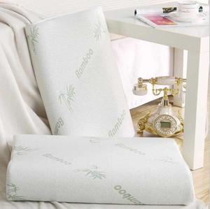 2062 suave comodidad reposacabezas y cuello de fibra de bambú de espuma de memoria almohada sueño - Product Image 3