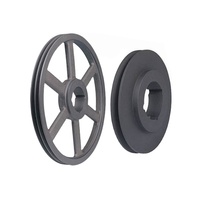 Pulley V-Belt Standar Amerika 8-18 Inci Laris Manis dengan 2-10 Alur, Dapat Disesuaikan OEM