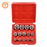 1/2 1/4 3/8 Pouce Drive 14 Pcs E Type Plum Blossom Torx Star Socket Set