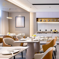 Luxuriöse Nordische Verstärkte Chinesische Restaurant-Tisch-und-Stuhl-Sets Kommerzielle Hotel-Restaurant-Stühle und -Tische zum Verkauf Gebraucht