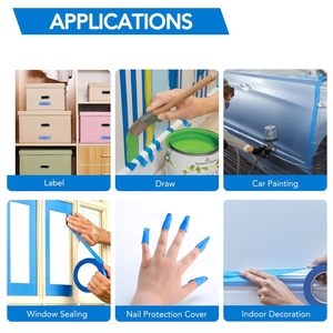 Màu Xanh họa sĩ của Băng đa mục đích DIY thủ công nghệ thuật dễ dàng loại bỏ không có dư lượng trang trí ghi nhãn cho bức tranh - Product Image 5