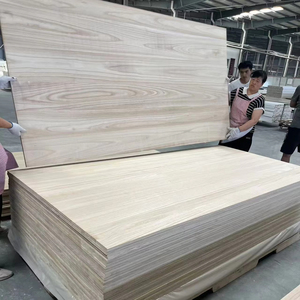 Tableros de <span class=keywords><strong>madera</strong></span> maciza de alta calidad S4S Diseño moderno <span class=keywords><strong>Kiri</strong></span> Paulownia Poplar Radiata Pine FJ EG Paneles para uso en muebles - Product Image 1