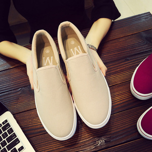 Vente en gros de chaussures coréennes en toile de couleur unie pour hommes, <span class=keywords><strong>espadrilles</strong></span> respirantes et décontractées à la mode, chaussures de marche d'été, tailles 39-46 - Product Image 6