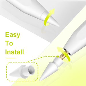 Puntas de repuesto compatibles con <span class=keywords><strong>Apple</strong></span> <span class=keywords><strong>Pencil</strong></span> <span class=keywords><strong>2</strong></span> Gen iPad Pro <span class=keywords><strong>Pencil</strong></span>-IPencil Nib para iPad <span class=keywords><strong>Pencil</strong></span> 1 St/<span class=keywords><strong>Pencil</strong></span> <span class=keywords><strong>2</strong></span> Gen White - Product Image 3