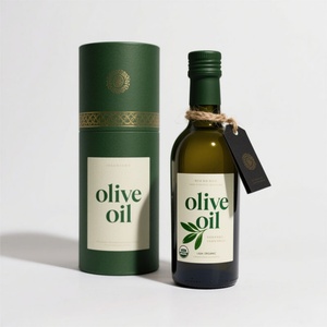 100% Biodegradable Custom Design Cylinder Round Box Paper Tube Packaging for Olive Oil Bottle - Product Image 2