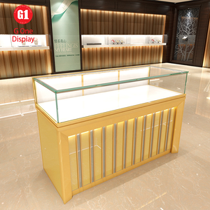 Vitrine à bijoux moderne de luxe personnalisable avec éclairage LED, design en verre écologique, fonctionnalités verrouillables - Product Image 6