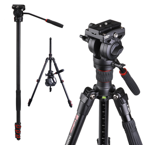 Trípode de aluminio profesional <span class=keywords><strong>Coman</strong></span> Video de 1,89 M resistente para cámara DSLR para estudio de M - Product Image 1