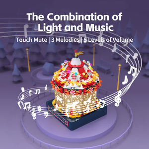 Jaki Bán Buôn Giáo Dục DIY Mô Hình Đồ Chơi Vui Chơi Giải Trí Công Viên Âm Nhạc Hộp Trò Chơi Xây Dựng Khối Bộ Hiện Nay Cho Vui Và Học Tập - Product Image 2